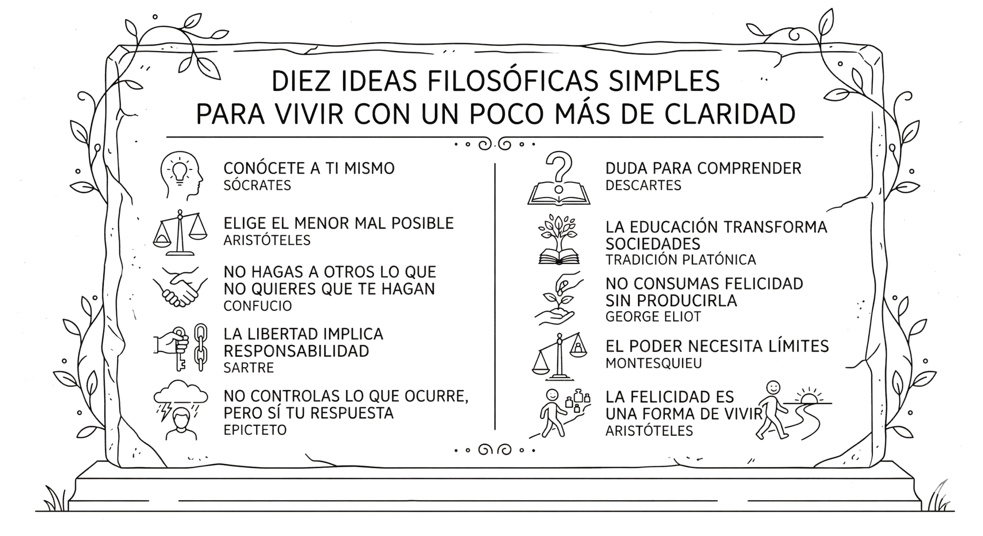 Top 10 Principios filosóficos